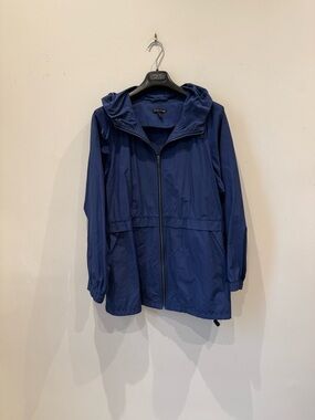 Eileen Fisher Blue Windbreaker